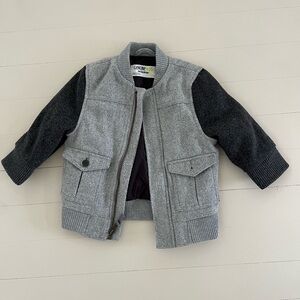 OshKosh B'gosh Gray and Black Kids Jacket